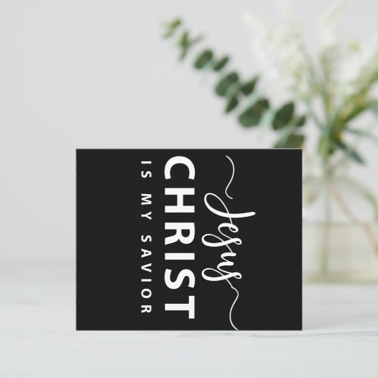 Jezus Christus is mijn redder (Staand voorkant)