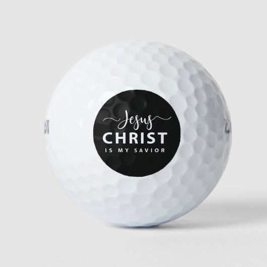 Jezus Christus is mijn redder Golfballen (Voorkant)