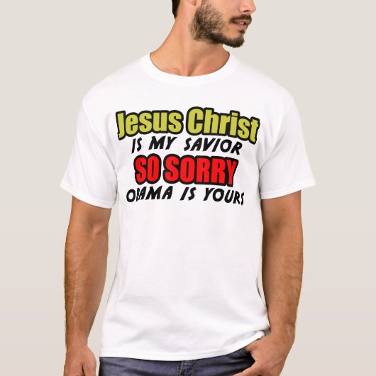 Jezus Christus is mijn redder T-shirt (Voorkant)