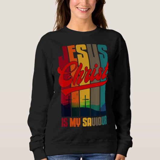 Jezus Christus is mijn redder voor Christelijk 1 Trui (Voorkant)