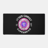 Jezus Christus is mijn superheld Jezus Bureaumat (Voorkant)