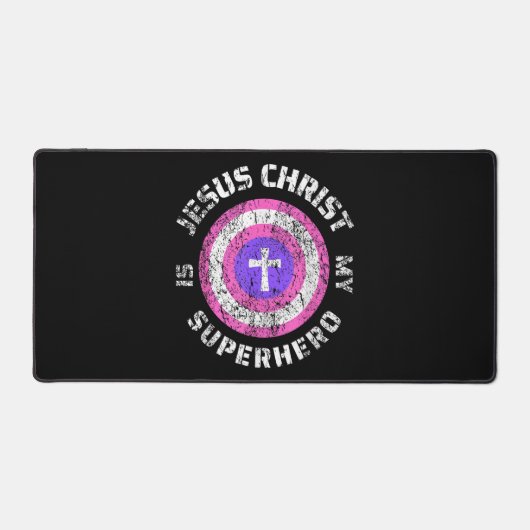 Jezus Christus is mijn superheld Jezus Bureaumat (Voorkant)