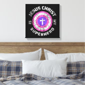 Jezus Christus Is Mijn Superheld Jezus Canvas Afdruk (Insitu (Slaapkamer))