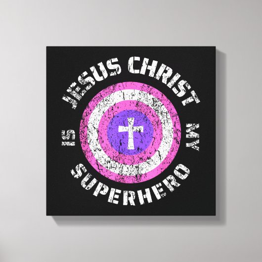 Jezus Christus Is Mijn Superheld Jezus Canvas Afdruk (Voorkant)