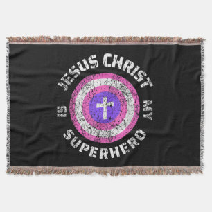 Jezus Christus Is Mijn Superheld Jezus Deken