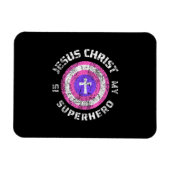 Jezus Christus Is Mijn Superheld Jezus Magneet (Horizontaal)