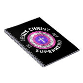 Jezus Christus Is Mijn Superheld Jezus Notitieboek (Rechterzijde)