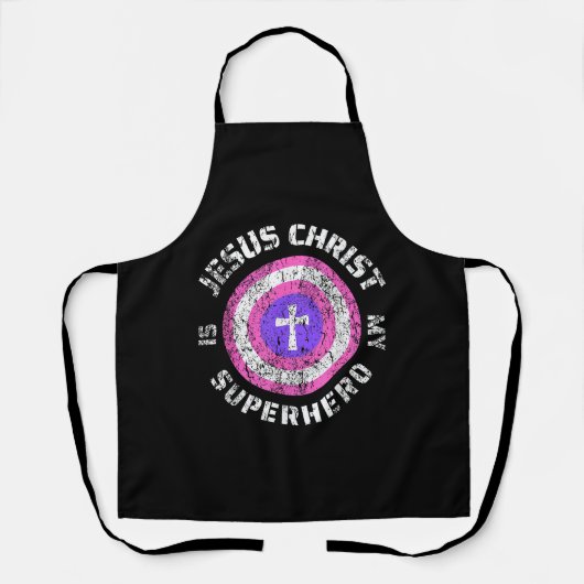 Jezus Christus Is Mijn Superheld Jezus Schort (Voorkant)
