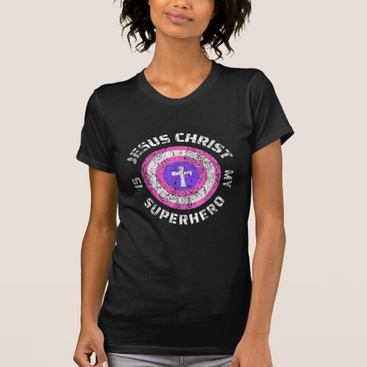 Jezus Christus Is Mijn Superheld Jezus T-shirt (Voorkant)