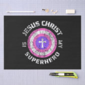 Jezus Christus is mijn superheld Jezus Tissuepapier (Craft)