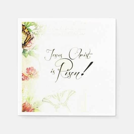 Jezus Christus is risen Napkins Servet (Voorkant)