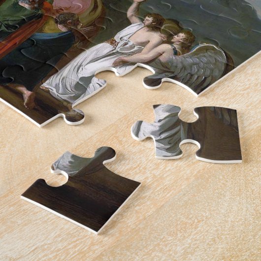 Jezus Christus Jigzaag Puzzle Legpuzzel (Zijkant)