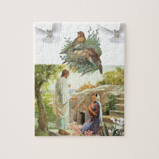 Jezus Christus Jigzaag Puzzle Legpuzzel (Verticaal)