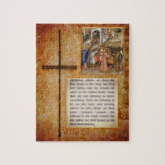 Jezus Christus Jigzaag Puzzle Legpuzzel (Verticaal)