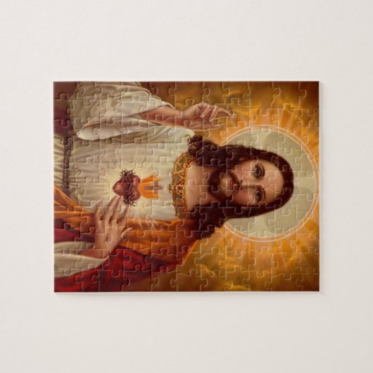 Jezus Christus Jigzaag Puzzle Legpuzzel (Horizontaal)
