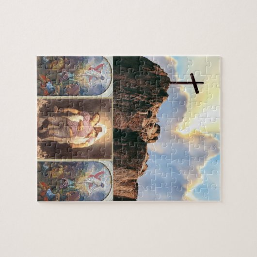 Jezus Christus Jigzaag Puzzle Legpuzzel (Horizontaal)