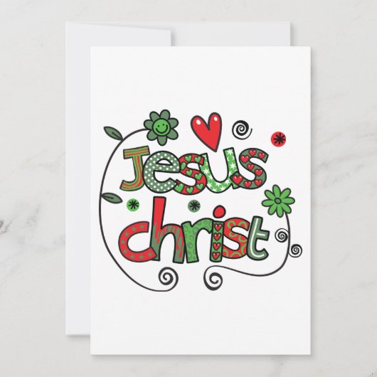 Jezus Christus Kaart (Voorkant)