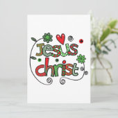 Jezus Christus Kaart (Staand voorkant)