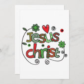 Jezus Christus Kaart (Voorkant / Achterkant)