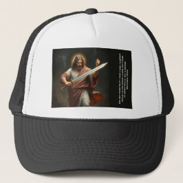 Jezus Christus Keert Terug met een Zwaard Truckerh Trucker Pet