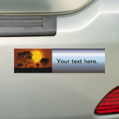 Jezus Christus kijkt naar de aarde van de Evening Bumpersticker (Op auto)