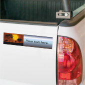 Jezus Christus kijkt naar de aarde van de Evening Bumpersticker (Op Truck)