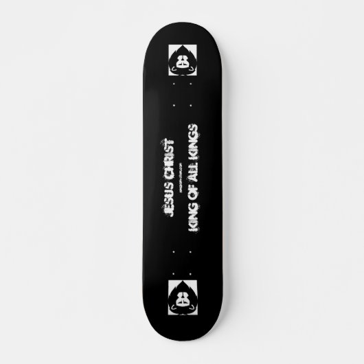 Jezus Christus King Skateboard (Voorkant)