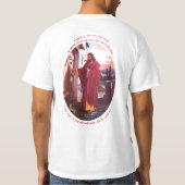 Jezus Christus Knock aan deur Religieuze T-Shirt G (Achterkant)