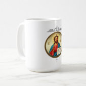 Jezus Christus Koffiemok (Voorkant links)