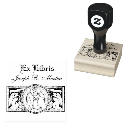 Jezus Christus Koning der Koningen Zwart & Wit Lij Rubberstempel (Gestempeld)
