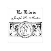 Jezus Christus Koning der Koningen Zwart & Wit Lij Rubberstempel (Afrduk)