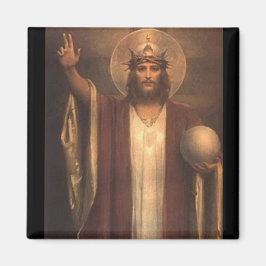 Jezus Christus Koning van de Wereld Magneet