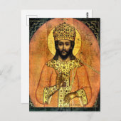 Jezus Christus Koning van Koningen Orthodox Christ Briefkaart (Voorkant / Achterkant)