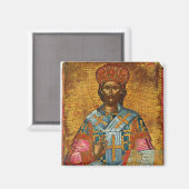 Jezus Christus Koning van Koningen Orthodox Christ Magneet (Voorkant / Achterkant)