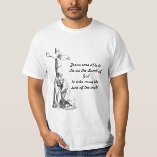 Jezus Christus Kroatie kruis Bijbelcitaten T-shirt