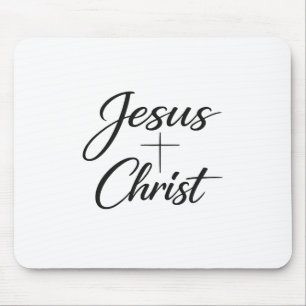 Jezus Christus Kroon Kruis Christelijk Ontwerp Muismat