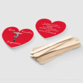 Jezus Christus Kruis Zoon van God Bijbel citeert K Handwaaier (Niet-gemonteerd)