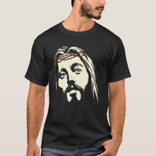 Jezus Christus Kruisbeeld Gekruisigd Pasen Doornen T-shirt