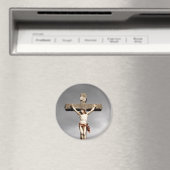 Jezus Christus kruisbeeld sculptuur Magneet (Insitu (Vaatwasser))
