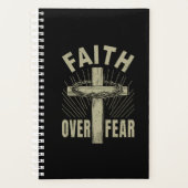 Jezus Christus Kruisgeloof over angst Planner (Voorkant)