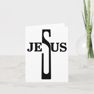 Jezus Christus kruist Christelijk geloof in Mannen Kaart