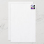 Jezus Christus Lam Gods is verrezen met het briefp Briefpapier (Voorkant / Achterkant)