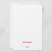 Jezus Christus Lam Gods is verrezen met het briefp Briefpapier (Achterkant)