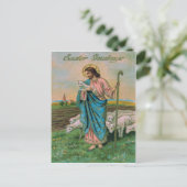 Jezus Christus Lam Herder Briefkaart (Staand voorkant)