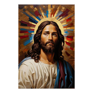 Jezus Christus - Licht van het Geloof Perfect Poster