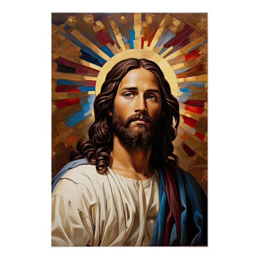 Jezus Christus - Licht van het Geloof Perfect Poster (Voorkant)