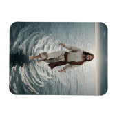 Jezus Christus loopt op water Magneet (Horizontaal)