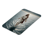 Jezus Christus loopt op water Magneet (Linkerzijde)