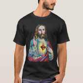 Jezus Christus Lord Savior abstracte originele kun T-shirt (Voorkant)