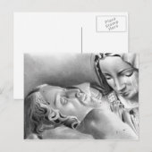 Jezus Christus Maagd Mary Briefkaart (Voorkant / Achterkant)